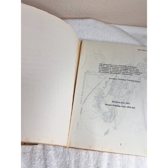 1970s General Electric CF6-6 Basic Engine Systems Student Notebooks Manuals - Picture 8 of 12